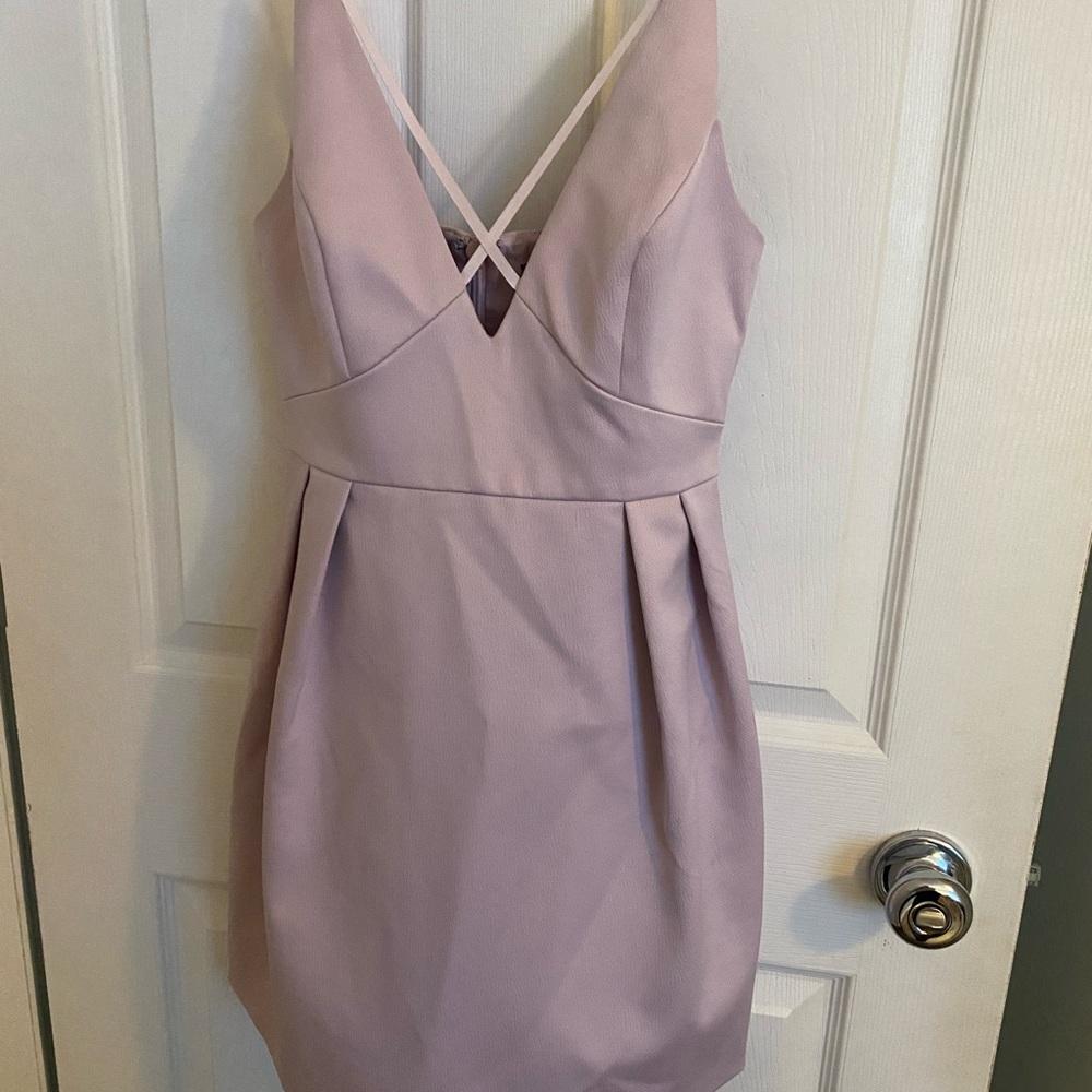 Top shop lavender mini dress size 4